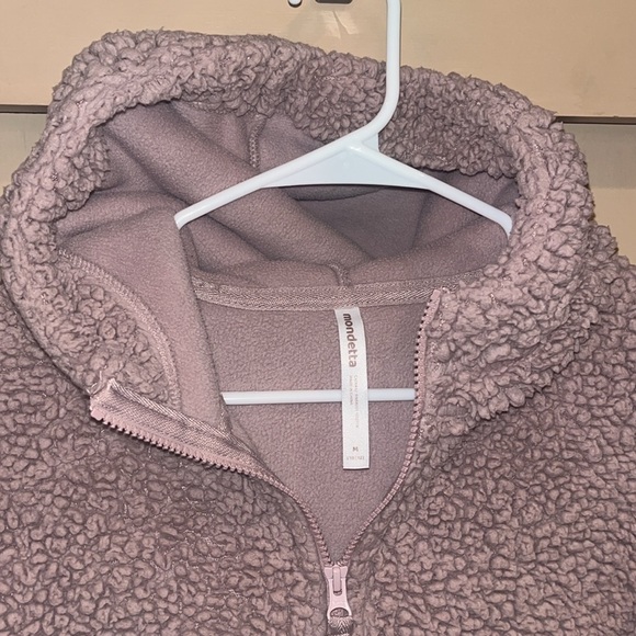 Modetta fleece hoodie preowned size med 10/12 laven color - Picture 2 of 8